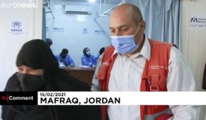 Jordanie : début des vaccinations contre le Covid-19 dans un camp de réfugiés syriens