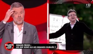 Eric Naulleau dénonce l'attitude "agressive physiquement" de Jean-Luc Mélenchon contre lui dans les coulisses de "Balance ton post" : "Bernard Laporte a du revenir pour me protéger."