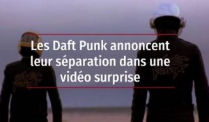 Les Daft Punk annoncent leur séparation dans une vidéo surprise
