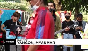 En Birmanie, le mouvement anti-putsch se poursuit