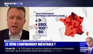 Vaccins: pour François Durovray, président LR de l'Essonne, il est nécessaire de fournir les territoires en tenant "compte de l'incidence"