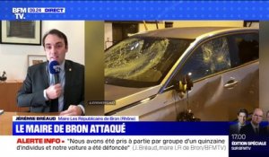 Le maire de Bron, victime de jets de projectiles et de menaces, témoigne sur BFMTV