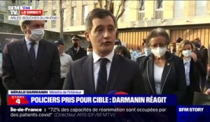 Gérald Darmanin "condamne les attaques" contre le commissariat de Sarcelles