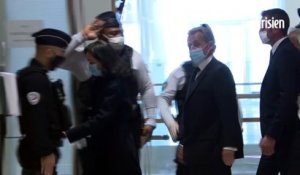 Affaire des "écoutes": Nicolas Sarkozy arrive au tribunal pour connaître le jugement