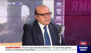 "Oui", Me Thierry Herzog défendra Nicolas Sarkozy lors du procès de l'affaire Bygmalion, affirme son avocat Hervé Témime