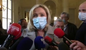 Nicolas Sarkozy condamné: pour Marine Le Pen, "ce n'est pas au juge de décider qui sera candidat à la présidentielle"