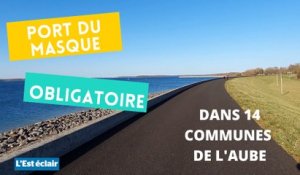 Port du masque obligatoire dans 14 communes de l'Aube