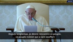 Irak : le pape François demande aux fidèles de prier pour lui