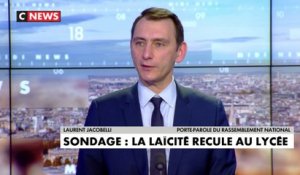 Laïcité : «La République a reculé», affirme Laurent Jacobelli