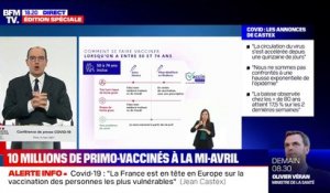 Jean Castex: "La vaccination en pharmacie sera possible à compter de la semaine du 15 mars"