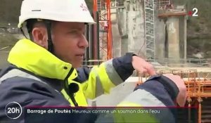 Haute-Loire : le barrage de Poutès réaménagé pour permettre la migration d’un saumon