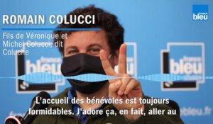 Romain Colucci, lancement de la collecte nationale des Restos du Coeur