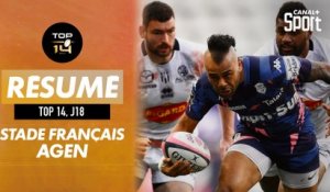 Le résumé de Stade Français / Agen