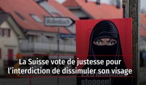 La Suisse vote de justesse pour l’interdiction de dissimuler son visage