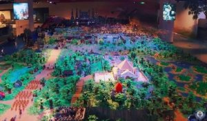 150 millions de briques LEGO pour reproduire des scènes inspirées de batailles du Seigneur des anneaux