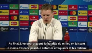 8es - Nagelsmann : "La qualification de Liverpool est méritée"