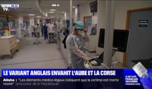 Covid-19: le variant anglais représente plus de 80% des cas dans l'Aube et en Corse-du-Sud