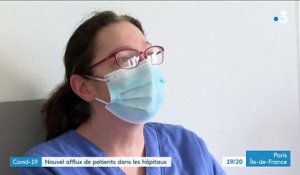 Coronavirus - Les larmes d'une infirmière épuisée par la saturation des services en Ile-de-France : "Je ne fais pas ce métier pour mettre des corps dans des housses en plastique"