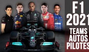 F1 2021, les teams, autos et pilotes