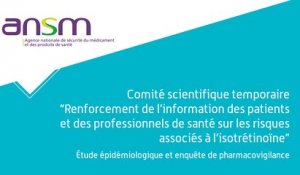 Renforcement de l'info des patients et des professionnels de santé sur risques liés à isotrétinoïne