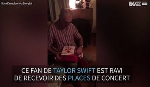 Un papa heureux de recevoir des places pour le concert de Taylor Swift