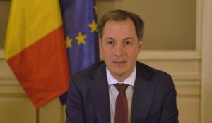 Alexander De Croo s'exprime sur l'année de Coronavirus: "aucune mesure ne sera maintenue un jour de trop"