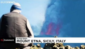 Éruption de l'Etna : des panaches de fumée à 4 000 mètres