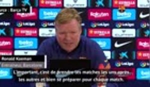 27e j. - Koeman : "Ne pas regarder ce que font les autres"