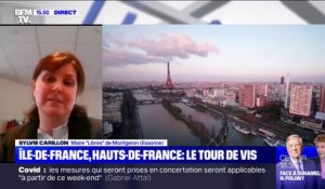 Pour Sylvie Carillon, maire de Montgeron (Essonne), seul un confinement strict "peut réellement encadrer les choses" en Île-de-France