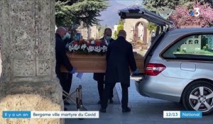 Italie : Bergame, ville martyre du Covid, commémore les victimes du virus