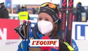 Anaïs Chevalier-Bouchet : « Je n'ai pas fait la course parfaite » - Biathlon - CM (F) - Sprint