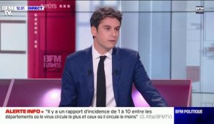 Covid-19: Gabriel Attal maintient l'objectif de 10 millions de Français vaccinés mi-avril, 30 millions mi-juin
