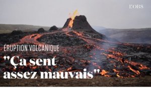 L'éruption d'un volcan en Islande attire des centaines de touristes