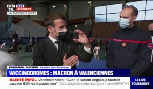 Emmanuel Macron sur la vaccination: "À partir de ce samedi, on va ouvrir les rendez-vous aux plus de 70 ans"
