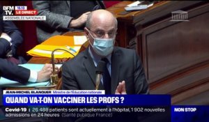 Jean-Michel Blanquer sur la vaccination des professeurs: "Il est normal que leur tour arrive"