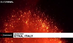 En Sicile, l'Etna encore en éruption