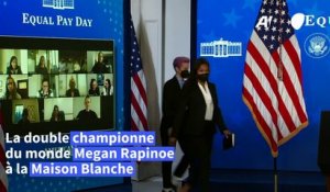 Megan Rapinoe à la Maison Blanche pour défendre l'égalité salariale