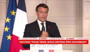 Emmanuel Macron : «Nous avons eu raison de ne pas confiner la France à la fin du mois de janvier»