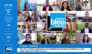 La matinale de France Bleu Mayenne du 26/03/2021