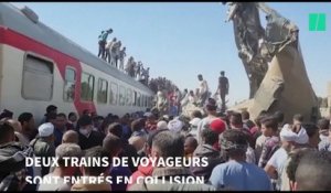 Une collision de trains en Égypte fait au moins 32 morts