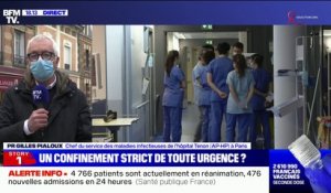 Pr Gilles Pialoux: "Pour le week-end du 3 et 4 avril, on s'achemine vers 2000 personnes en réanimation" en Île-de-France