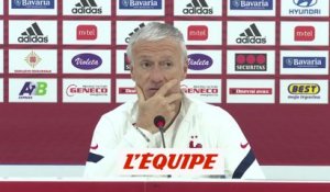 Deschamps : « Coman et Dembélé ne sont pas incompatibles » - Foot - Qualif. CM - Bleus