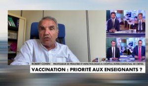 Pr Robert Cohen : «Il faut vacciner tous les enseignants qui le souhaitent pour les protéger»