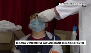 Le taux d'incidence explose dans le Maine-et-Loire