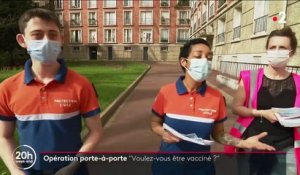 Covid-19 : en région parisienne, du porte-à-porte pour se faire vacciner