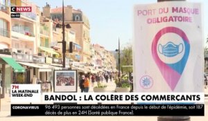 Reportage à Bandol où les commerçants "non essentiels" sont furieux de devoir fermer alors que les touristes sont arrivés et se promènent le long de la plage