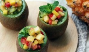 Kiwis farcis aux fruits