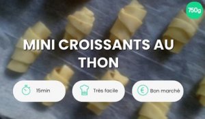 Mini croissants au thon