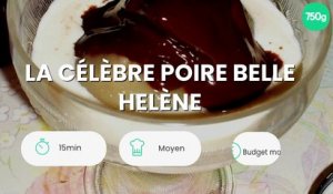 La célèbre poire Belle Helène