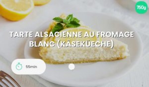Tarte alsacienne au fromage blanc (käseküeche)